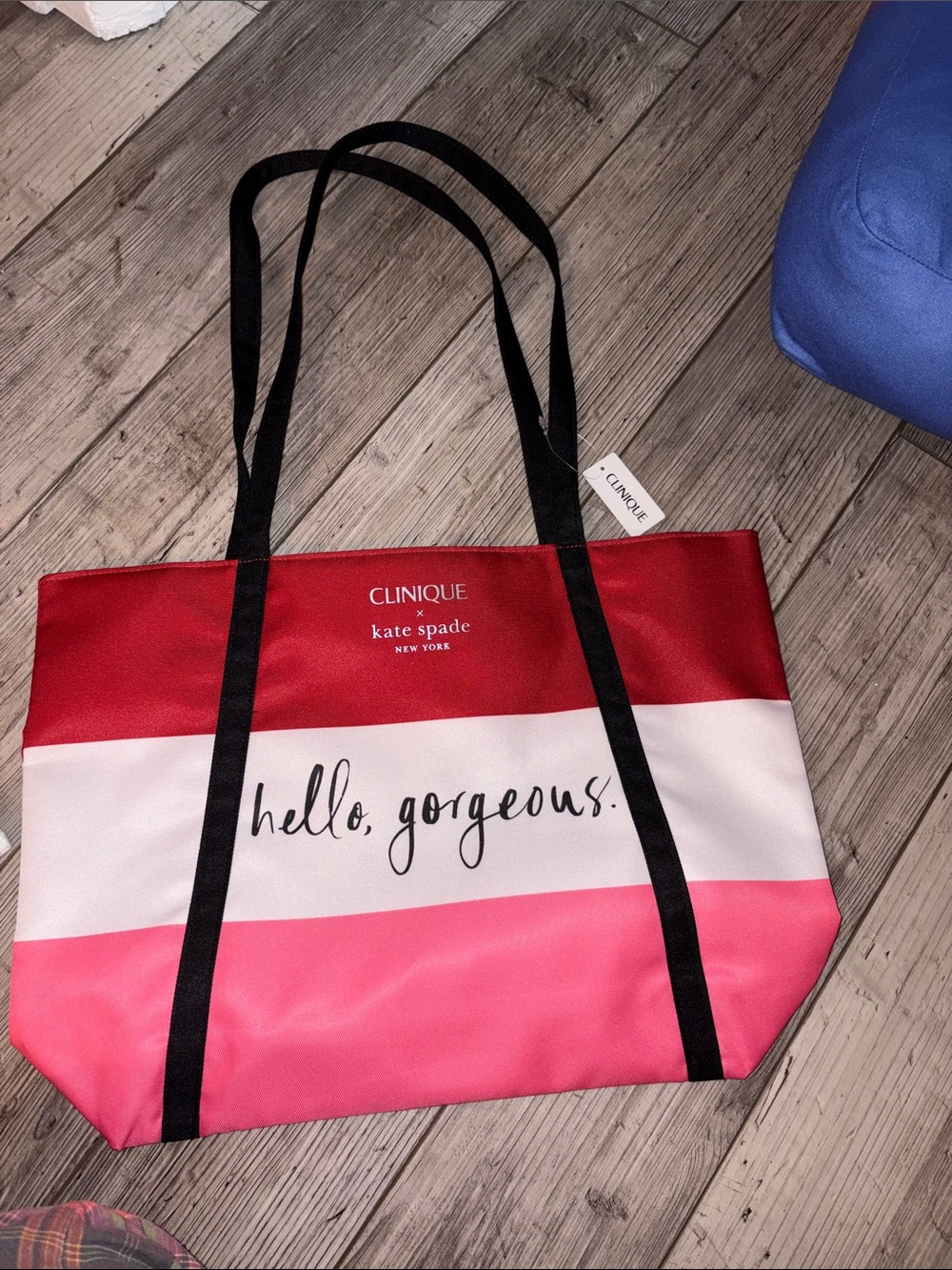 NWT CLINIQUE X KATE SPADE COLLAB TOTE BAG